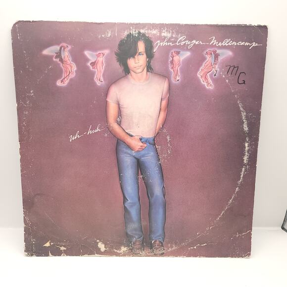 John Cougar Mellencamp Uh Huh Vinyl Records With Sleeve 1983 - Picture 1 of 6